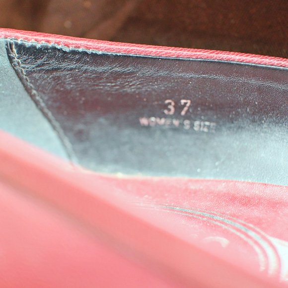 RED Leather PUMP Tods - Picture 10 of 11